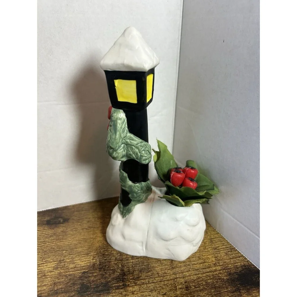 Vintage Christmas Carolers  Ceramic Vintage figures  Village Made In Philippines